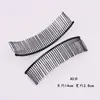 Pente de Coroa Torcido de 10/20/30 Dentes Pente para Cabelo Pente de Noiva Aro para Cabelo Pente de Cabeça Presilha de Cabelo Presilha de Cabelo Invertida Acessórios para Cabelo Adorno de Cabeça