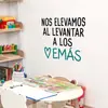 Brup Adesivos de Parede Inspiracionais em Espanhol de Apoio Mútuo Adesivos Decorativos de Energia Positiva Sala de Aula Sala de Estudo Adesivos Inspiracionais Br4959Q