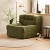 Sofá Waffle Comprimido Silla de Ocio Perezosa de Esponja Completa Sala de Estar Pana Sofá Comprimido Transfronterizo