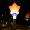 Estrela de cinco pontas bastão de luz eletrônico brinquedo pequena estrela de cinco pontas bastão de luz atacado show de concerto adereços de torcida devem ajudar