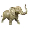 Enfeites de Elefante de Latão Decoração para Casa Chinesa Artesanato de Metal Riqueza e Auspiciosidade Presentes Festivos Presentes de Negócios