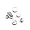 Clip para espejo de vidrio, soporte para espejo, clip de fijación, clip de espejo de aleación de zinc, accesorios de hardware para muebles, clip para espejo redondo