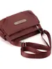 2024 Jierangshi Bolso de Hombro Simple Urbano Nuevo Bolso de Tela de Nylon de Moda Versátil