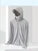 2026 Roupas de Proteção Solar de Seda Gelada para Uso Externo Masculino Feminino Verão Proteção UV Leve Respirável Roupa de Pesca com Proteção Solar
