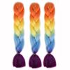 Colorida Big Braid Peruca Africano Big Braid Perucas Peru