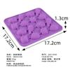 Molde de Chocolate de Venda Quente Transfronteiriço Silicone Resistente a Altas Temperaturas Grau Alimentício Chocolate DIY Molde de Casca para Doces Modelo