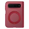 Adequado para o Xiaomi 18 Fold, esta capa para celular de tela dobrável com acabamento fosco possui um suporte de metal giratório, adsorção magnética e oferece cobertura total e proteção contra quedas.