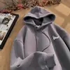 Sudadera con capucha nueva para hombre 2026, Chaqueta de otoño de ajuste holgado de la alta calle americana para primavera y otoño, Ropa para hombre de marca moderna estilo Hong Kong