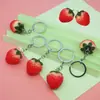 Llavero Colgante Divertido de Resina Simulación de Frutas y Verduras Fresa Jade Col Repollo Tienda de Catering Gourmet Colgante Pequeño Regalo