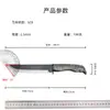 Cuchillo Pequeño Forjado a Mano para Cortar Frutas, Cuchillo de Cocina Pequeño, Cuchillo para Rebanar, Cuchillo para Dividir, Alta Dureza, Adecuado para Comer Chuletas de Cordero y Filete de Res