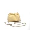 Bolsa Feminina de Couro Genuíno 2024 Verão Nova Chegada Ombro Crossbody Cloud Bag Casual Simples All-Match Estilo Nacional Cowhide Chain Bag