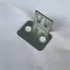 Accesorios de Montaje para Barandilla de Acero Zincado Conexión Fija Paquete Doble Soporte para Tarjetas Lámina de Hierro Junta Placa Inferior Pared Interior de Tarjeta Tarjeta
