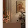 Fundo de sala de transmissão ao vivo material espesso fundo 3D estéreo fundo de cor quente fundo mukbang transmissão ao vivo 3D estéreo