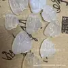 Colgante de Calcedonia Hielo Lichi Congelado Buda de Alta Calidad al por Mayor, Accesorios de Joyería con Colgante de Buda Sonriente 3D