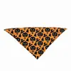 Bandana de Halloween para mascota con estampados de fantasmas, calabazas y calaveras, decoración para fiesta navideña de perros
