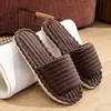 Pantuflas de algodón para mujer para primavera y otoño, uso en interiores en casa, cálidas, antideslizantes, pantuflas ligeras de felpa con punta abierta, comercio exterior transfronterizo