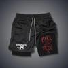 Shorts de Verão para E-commerce Transfronteiriço 2025 Estampa Digital 3D Shorts Casuais Masculinos Respiráveis de Camada Dupla