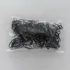 Gomas Elásticas Desechables para Mujer Alta Elasticidad Negras Duraderas No Dañan el Cabello Cintas para el Cabello Cuerda para el Cabello Cintas para el Cabello de Niños
