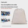 Custom Drawstring Cotton Linen Bundle Pocket Gift Joias Rice Bag Linho Wine Bag Storage Drawstring Christmas Linen Bag Factory