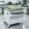 Máquina de serigrafia circular com haste magnética, teste de amostra em fábrica de impressão, preço de máquina de impressão pequena tipo haste magnética, teste em fábrica química