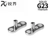 Implante Óseo de Hélice Interna de Aleación de Titanio G23, Clavo para Injerto de Piel, Implante Óseo Epidérmico, Joyería Minimalista para Piercings, Piercing de Oreja con Circonita