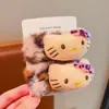 Diadema de Peluche Linda Cabeza de Gato Kt Accesorios para el Cabello con Lazo Diadema para Niñas No Aprieta la Cabeza Lavarse la Cara Foto Dulce Adorno para la Cabeza
