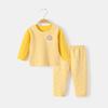 Ropa interior térmica para niños, traje de terciopelo, ropa de otoño para niños, pantalones largos, pijamas para niñas pequeñas y medianas, ropa de casa para niños y niñas, bebé