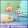 Soporte de Acrílico de Primavera Muñeco con Cabeza Oscilante Celebridad Personalizada Anime Dibujo Animado Coche Escritorio DIY Mini Figura Móvil