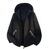 Jaqueta Explorer Primavera e Outono Novo Estilo com Capuz Corta-Vento e Impermeável Casual ao Ar Livre Masculina Estilosa Jaqueta Casaco