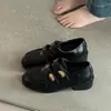 Zapatos Mary Jane estilo británico para ir al trabajo y uso casual, nueva colección otoño 2026 para mujer, con cierre de velcro, adecuados para mujeres petites, mocasines