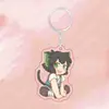 Historia de Batalla de Luo Xiaohei 2 Película de Anime Merchandising Colgante Acrílico para Mochila Llavero Lindo Versión Q
