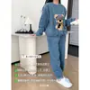 Pijama de Vellón Coral para Mujer Invierno Grueso Ropa Exterior Lindo Franela Ropa para el Hogar Traje Cárdigan Largo Holgado a la Moda