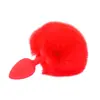 Brinquedos Sexuais para Adultos para Casais e Estudantes, Cauda de Silicone Sm, Plug Anal de Cauda de Raposa, Conjunto de Bolas de Pelo, Silicone