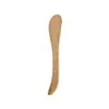 Cuchara de miel de hoja de madera cuchara para mascarilla palo removedor de mantequilla para mascarilla espátula pequeña cuchara pequeña raspador LOGOTIPO láser