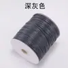 Cordón de Cera Coreano Cordón Redondo de Cera Hecho a Mano DIY Cuerda para Tejer Collar Pulsera Colgante Correa para Lanyard Cuerda de Mano para Tejer Resistente al Desgaste Cordón de Cuero
