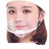 Protección de la Salud Mascarilla de Catering Plástico Transparente Antisalpicaduras Antivaho Mascarilla de Chef Antisaliva Mascarilla Transparente Personalizada