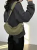 Nueva Bolsa Grande para Empanadas para Mujer, Bolso Cruzado Ultraligero, Bolso de Hombro Impermeable de Nailon Casual, Bolso Deportivo Color Sólido Estilo Coreano