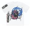 Scott Travis Scott nome conjunto hambúrguer batatas fritas rap hip hop estilo hip hop europeu e americano marca de moda T-shirt