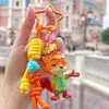 Venta Caliente Original Disney Zootopia Nick Judy Leopardo Policía Muñeco Llavero Colgante para Bolsa Mayoreo