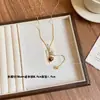 Novo Colar Borboleta Estilo Étnico Zen Chinês Feminino Versátil Corrente de Clavícula de Alta Qualidade Retro Acessórios Populares de Corrente para Suéter