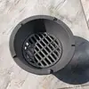 Fogão a carvão de ferro fundido, fogão tradicional a lenha para aquecimento interno, lareira de ferro fundido para fazer chá, queima de carvão para fazer chá e sopa, fogão de água e fogo