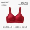1099 Sujetador de Gel de Doble Elevación para Mujer, Sin Costuras, Minimiza el Busto Grande, Push-Up, Sin Varillas, Tallas Grandes, Sujetador con Recogido Lateral