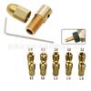 Portabrocas de amolado eléctrico taladro eléctrico en miniatura portabrocas de autoapriete 2.35-3.17mm latón pinza para taladro eléctrico pequeño taladro manual carpintería