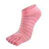 Calcetines con Dedos, Calcetines de Algodón para Mujer, Calcetines Antideslizantes, Calcetines con Dedos para Mujer, Calcetines con Dedos Separados, Tubo Corto al por Mayor, Cintura Baja, Puro