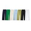 Calça pantalona AliExpress 2024 feminina elástica cintura alta reta casual feminina comprimento total até o chão 8YS7410