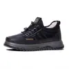 Zapatos de Invierno para Hombre con Forro de Felpa, Zapatos de Tela Cálidos del Viejo Pekín, Impermeables, Antideslizantes, Suela Suave, Zapatos Casuales para Personas de Mediana Edad y Mayores, Zapatos Deportivos para Personas Mayores