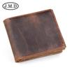 Personalizado RFID RF Shielded Wallet Genuine Leather Short Wallet Carteira Masculina Cross-border E-commerce Amazon Wallet