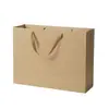 Sacolas de Papel Kraft, Sacolas de Presente, Sacolas de Embalagem de Presente de Aniversário com Múltiplas Especificações, Podem Ser Impressas com Logo, Sacolas de Embalagem para Roupas