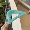 Nuevo Clip Triángulo Oblicuo de 10 cm Hebilla Mariposa Pinza para el Cabello Moda Simple Elegante Pinza para el Cabello Retro Lujo Ligero Accesorios para el Cabello