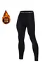 Pantalones Térmicos Gruesos de Terciopelo para Hombres Jóvenes de Otoño e Invierno Pantalones de Otoño Ajustados Elásticos de Compresión Leggings Deportivos para Fitness